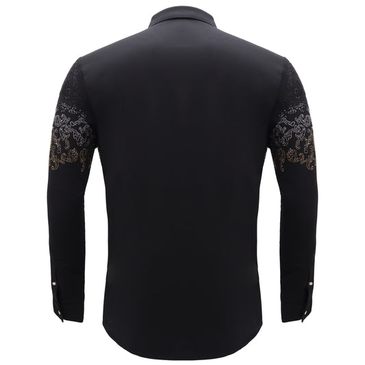 Nightfall Crest BLACK/GUN GOLD