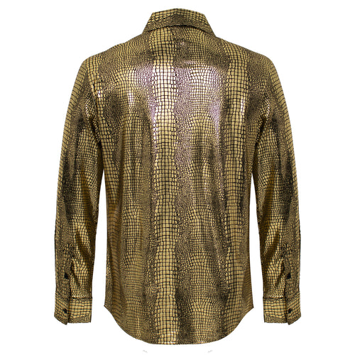 Camisa abotonada Bright Affluence - DORADA