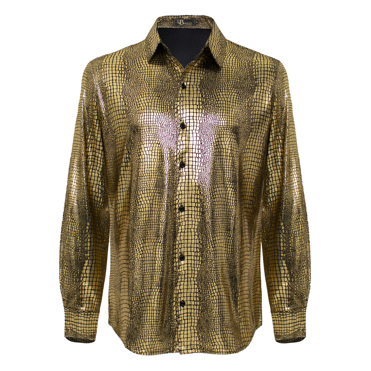 Camisa abotonada Bright Affluence - DORADA
