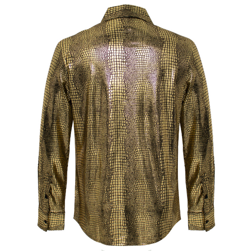 Camisa abotonada Bright Affluence - DORADA