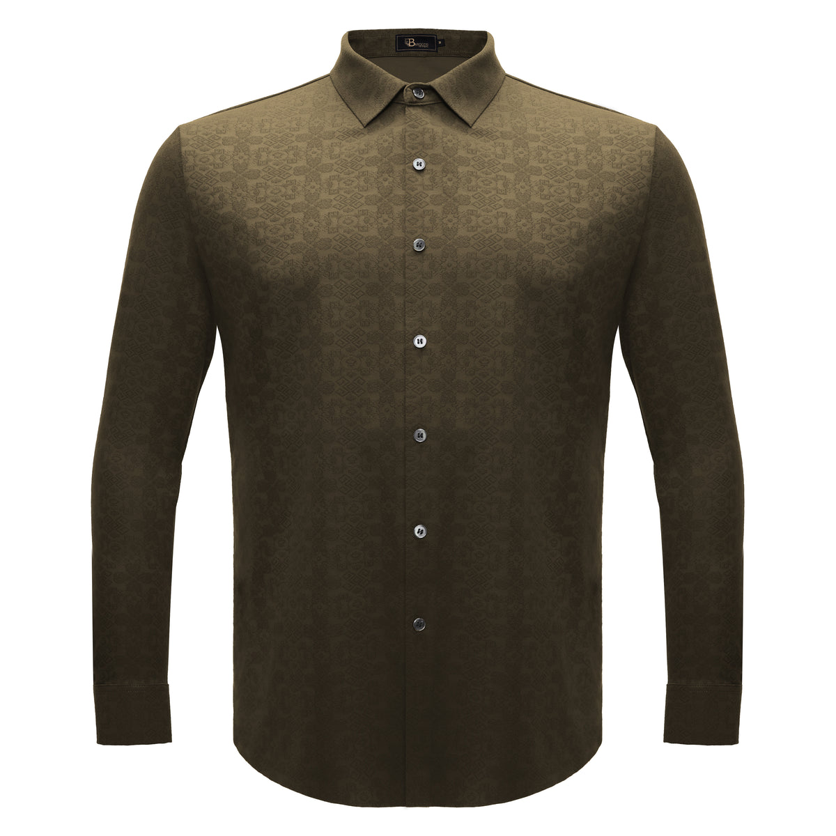 Camisa abotonada Power Flex - MARRÓN