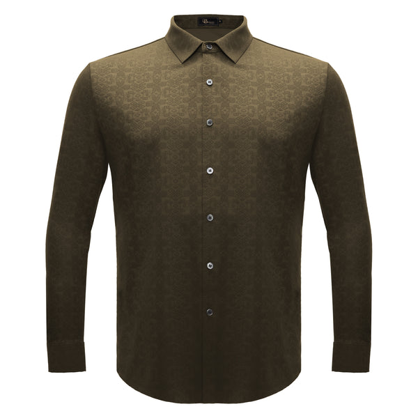 Camisa abotonada Power Flex - MARRÓN