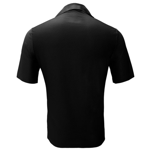 Camisa de manga corta con botones Athens Nights - NEGRA