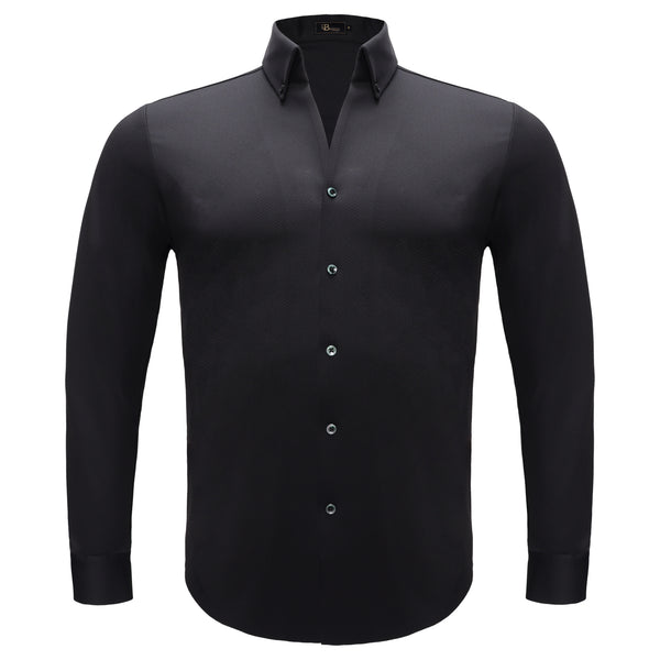 Camisa de manga larga Noir Essence - Negra