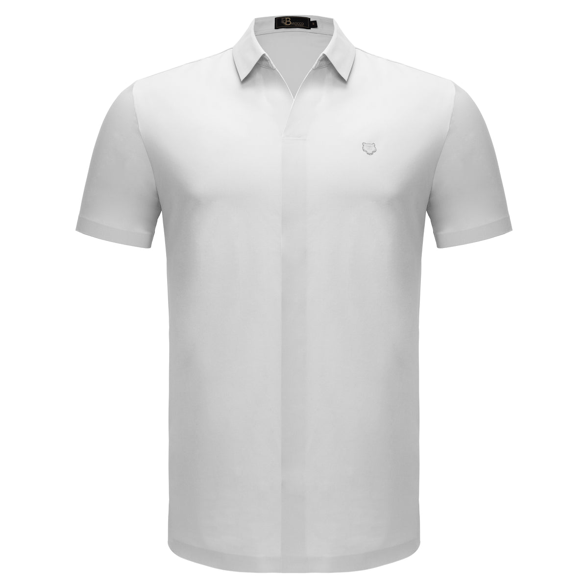 B559 - The Silhouette SS Polo-WHITE