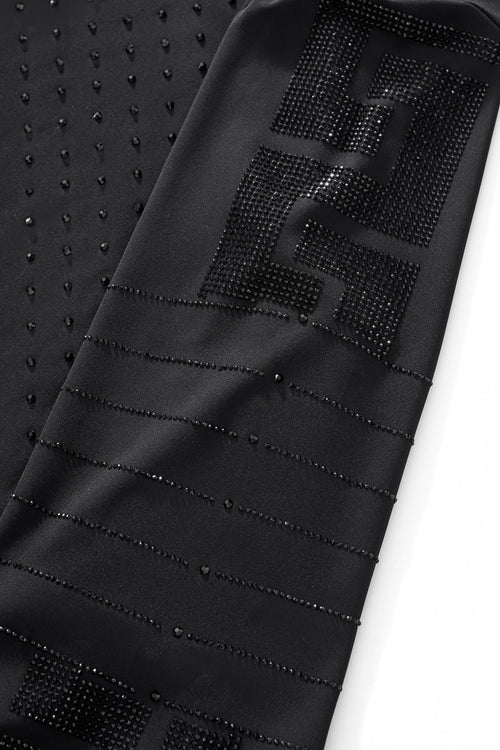 B569-Imperial Maze Stone Shirt-BLACK/BLACK – view 7
