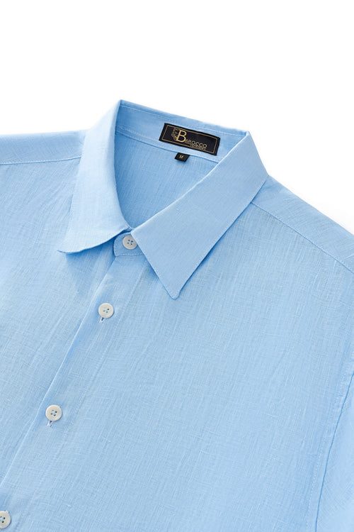 BLN585-Capri Linen Shirt-BABYB – view 2
