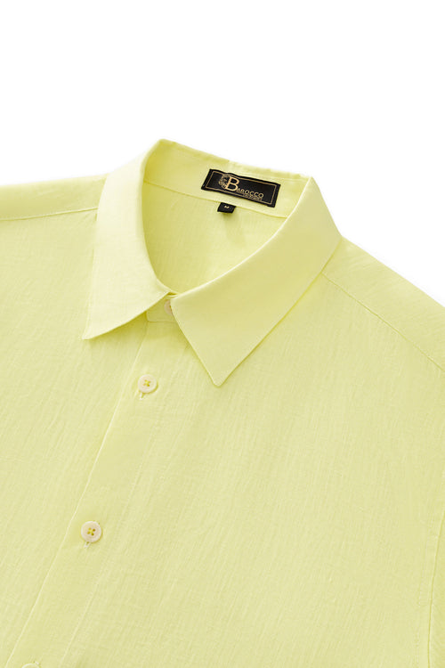 BLN585-Capri Linen Shirt-CANAR – view 2