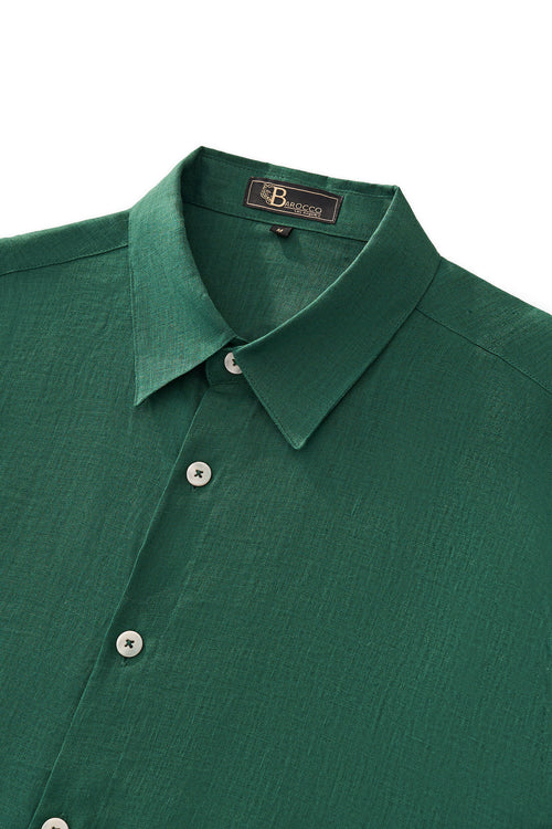 BLN585-Capri Linen Shirt-HNTGN – view 2