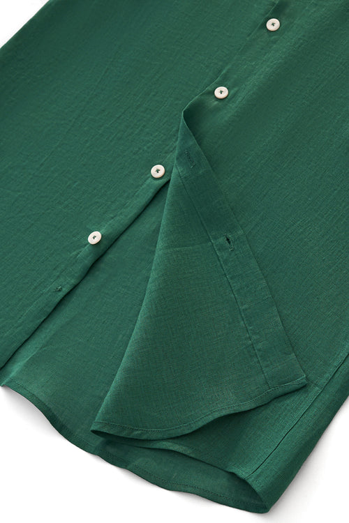 BLN585-Capri Linen Shirt-HNTGN – view 7