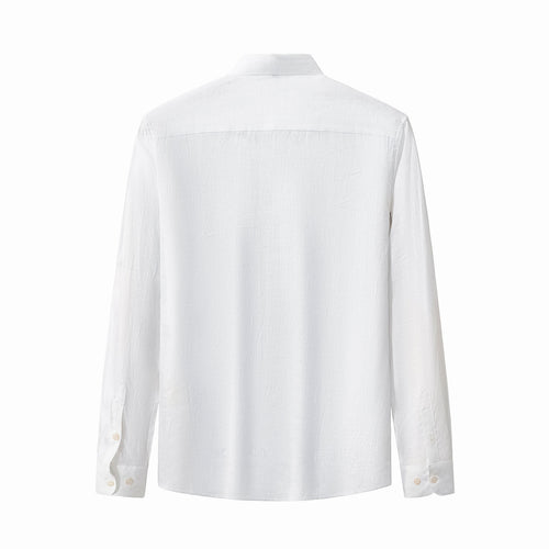 BLN585-Capri Linen Shirt-WHITE – view 1