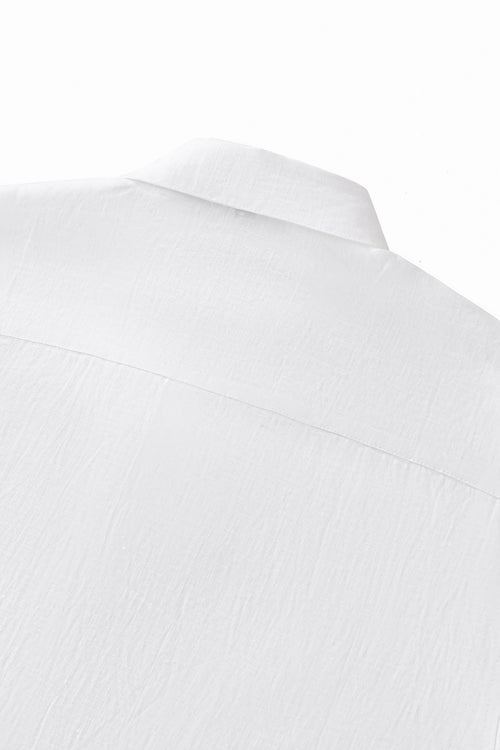 BLN585-Capri Linen Shirt-WHITE – view 5