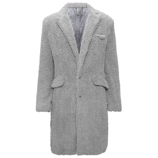 Abrigo largo Teddy Comfort - GRIS