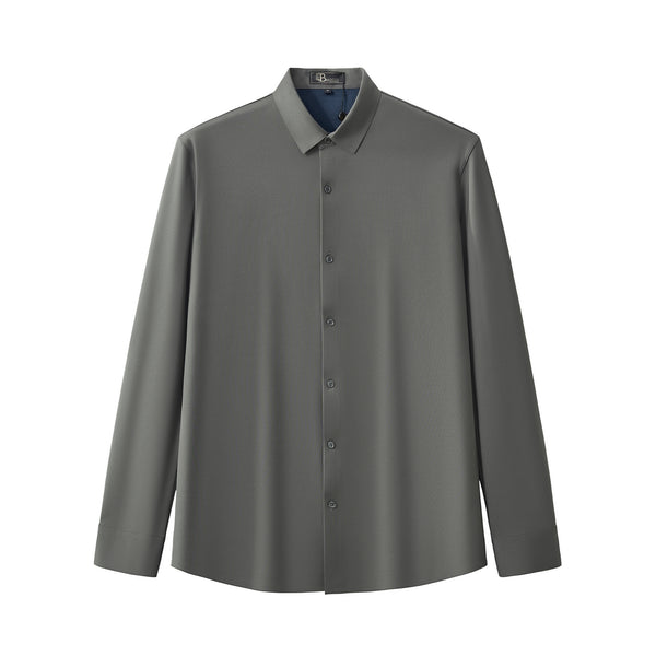 BPJ315 - Velvet Core LS button up Shirt-ARMY
