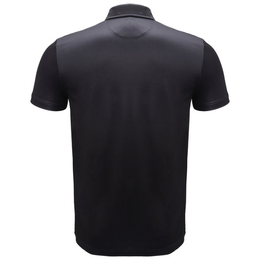 CHIC FLEX Polo Shirt-BLACK
