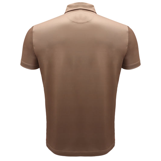 CHIC FLEX Polo Shirt-KHAKI