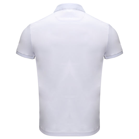 Classic Charm Polo Shirt-WHITE