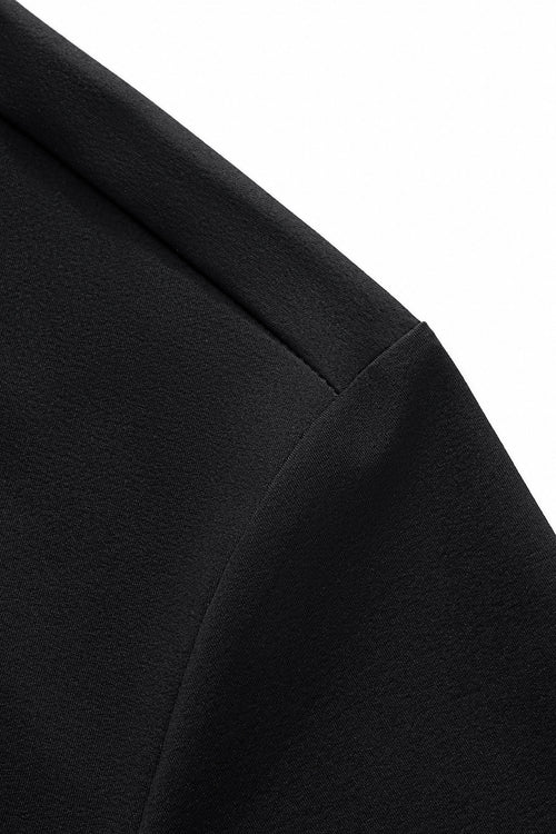 BSP627-Perforated Collar Performance Polo – El Baron-BLKSL – view 3