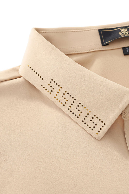 BSP627-Perforated Collar Performance Polo – El Baron-KHGLD – view 6