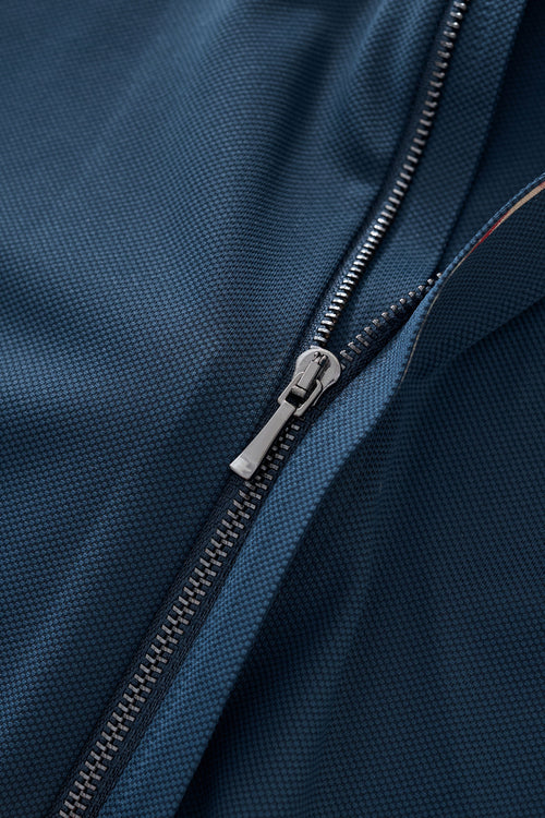 BSP632-Stealth Zip Performance Polo – El Baron-NAVY – view 7