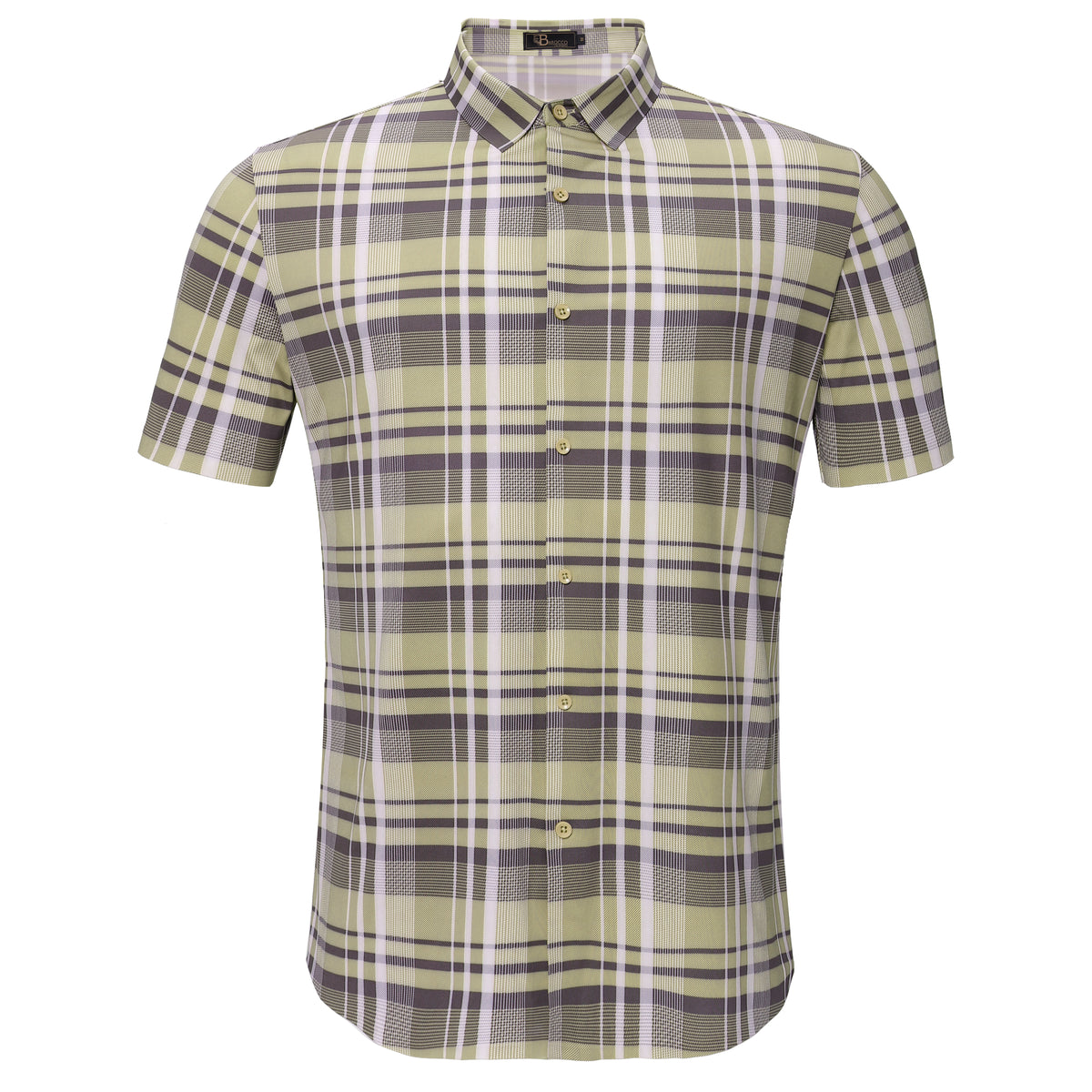 Camisa de manga corta Square Up - CAQUI