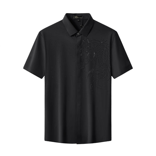 BSS921-Imperial Stallion SS Shirt-BLACK/BLACK