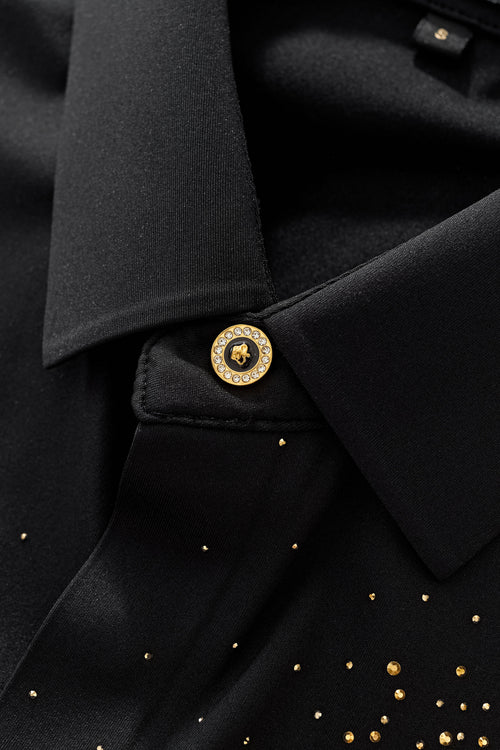 BSS922-Imperial Flight SS Shirt-BLACK/GOLD – view 4