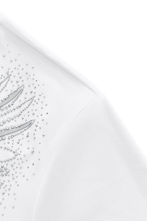 BSS922-Imperial Flight SS Shirt-WHITE/SILVER – view 3