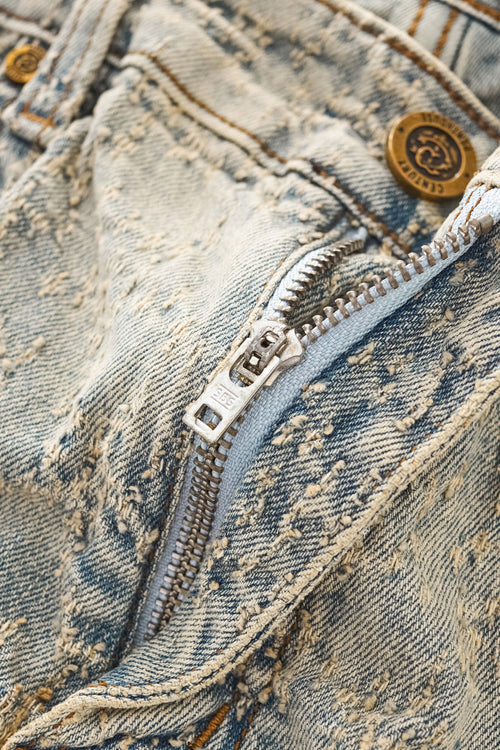 CJ425 - Sanctum Cross Denim Pant – Century Penthouse-TAN – view 7