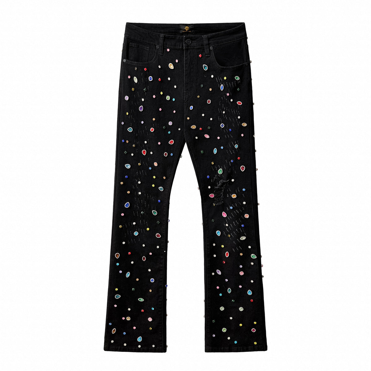 CJ427 - Prism Gem Denim Pant – Century Penthouse-BLACK – BAROCCO wholesale jeans