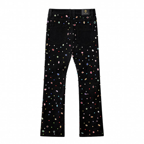 CJ427 - Prism Gem Denim Pant – Century Penthouse-BLACK – view 2