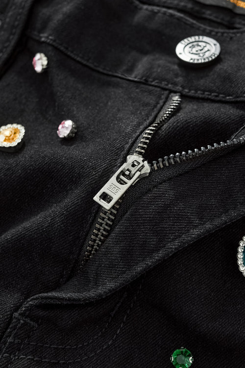 CJ427 - Prism Gem Denim Pant – Century Penthouse-BLACK – view 7