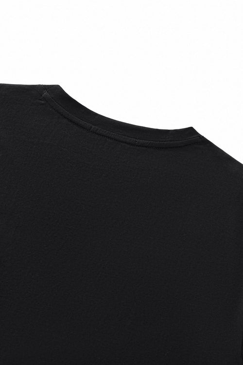 CPS214-Imperial Leopard Crystal SS Shirt-BLACK – view 5