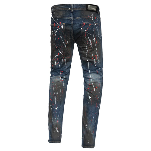 DJ221 - Street Edge-DENIM/RED