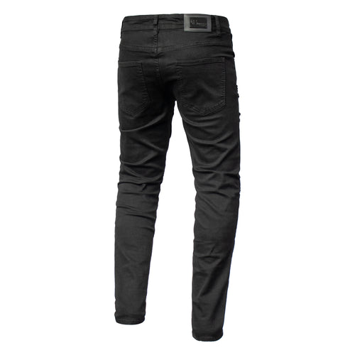 DJ300 - CITY DAZE Denim Pants-BLACK
