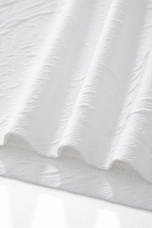 ETS07-Textured Wave Cotton Tee – El Baron-WHITE – view 6