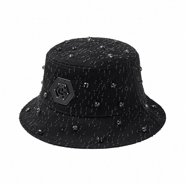 HAT425 - Sanctum Cross Denim hat-BLACK/BLACK