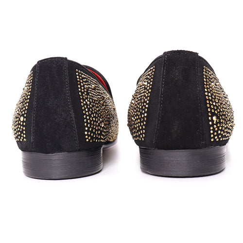 Mocasines Rocky Road - NEGRO/DORADO