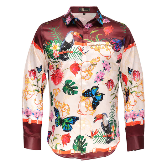 Tropic Muse Button-Up Shirt-MULTI