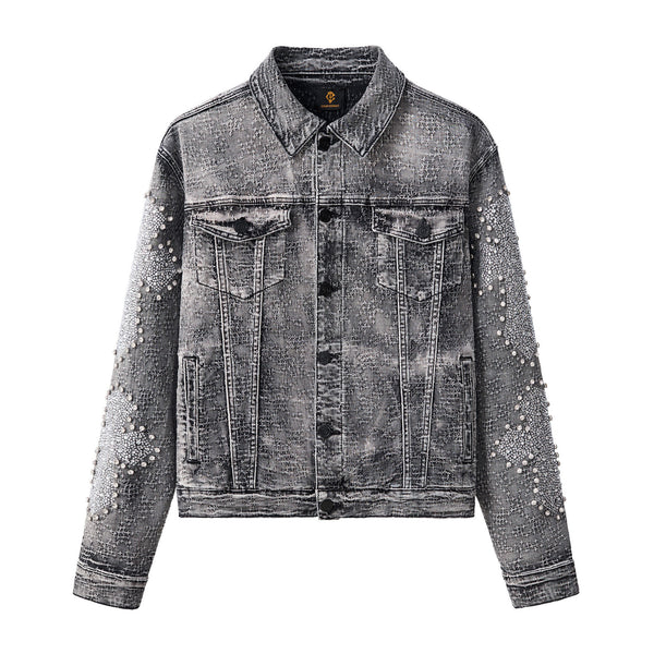 PJJ425 - Sanctum Cross Denim Jkt – Century Penthouse-GREY