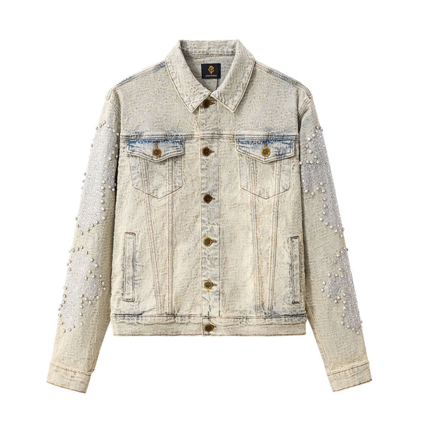 PJJ425 - Sanctum Cross Denim Jkt – Century Penthouse-TAN