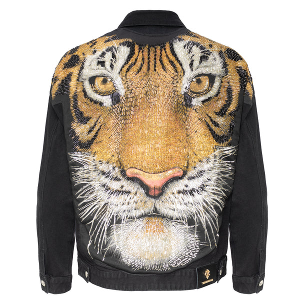 Tiger Threads - Century Penthouse - NEGRO/DORADO