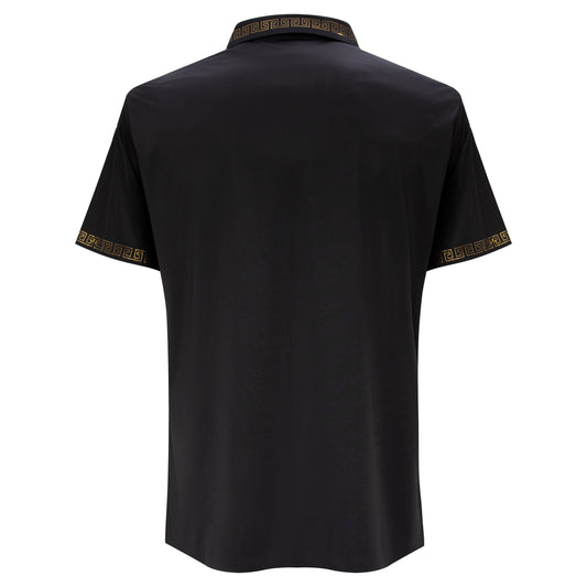 Tranquil Thread Polo-BLACK/GOLD