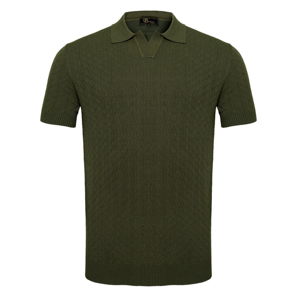 PS597 - Elevare Knit Polo-ARMY GREEN