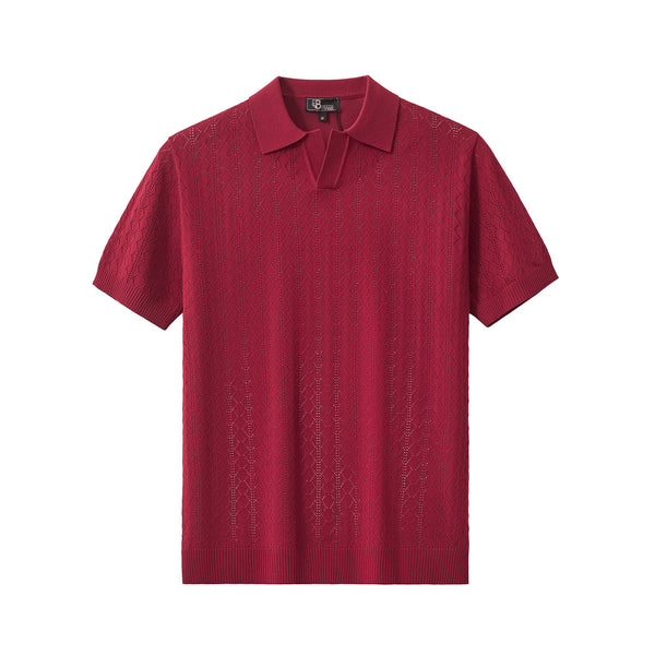PS597 - Elevare Knit Polo-RED
