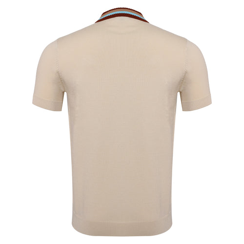 Polo de punto Regent Luxe - MARFIL – view 1