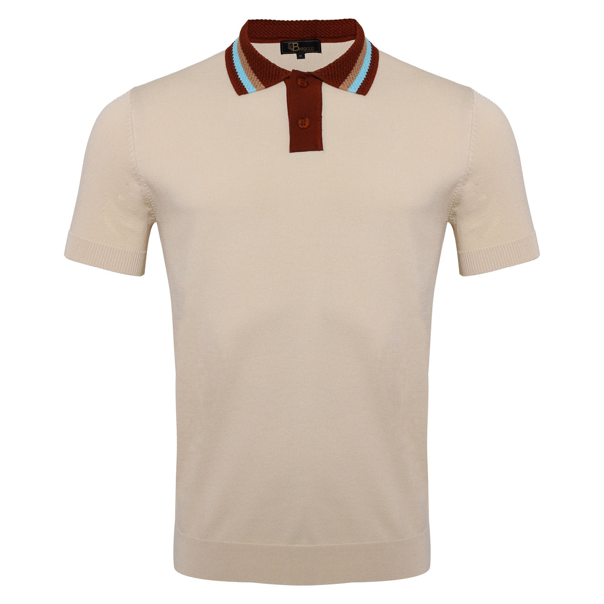 Polo de punto Regent Luxe - MARFIL – BAROCCO wholesale polo shirts