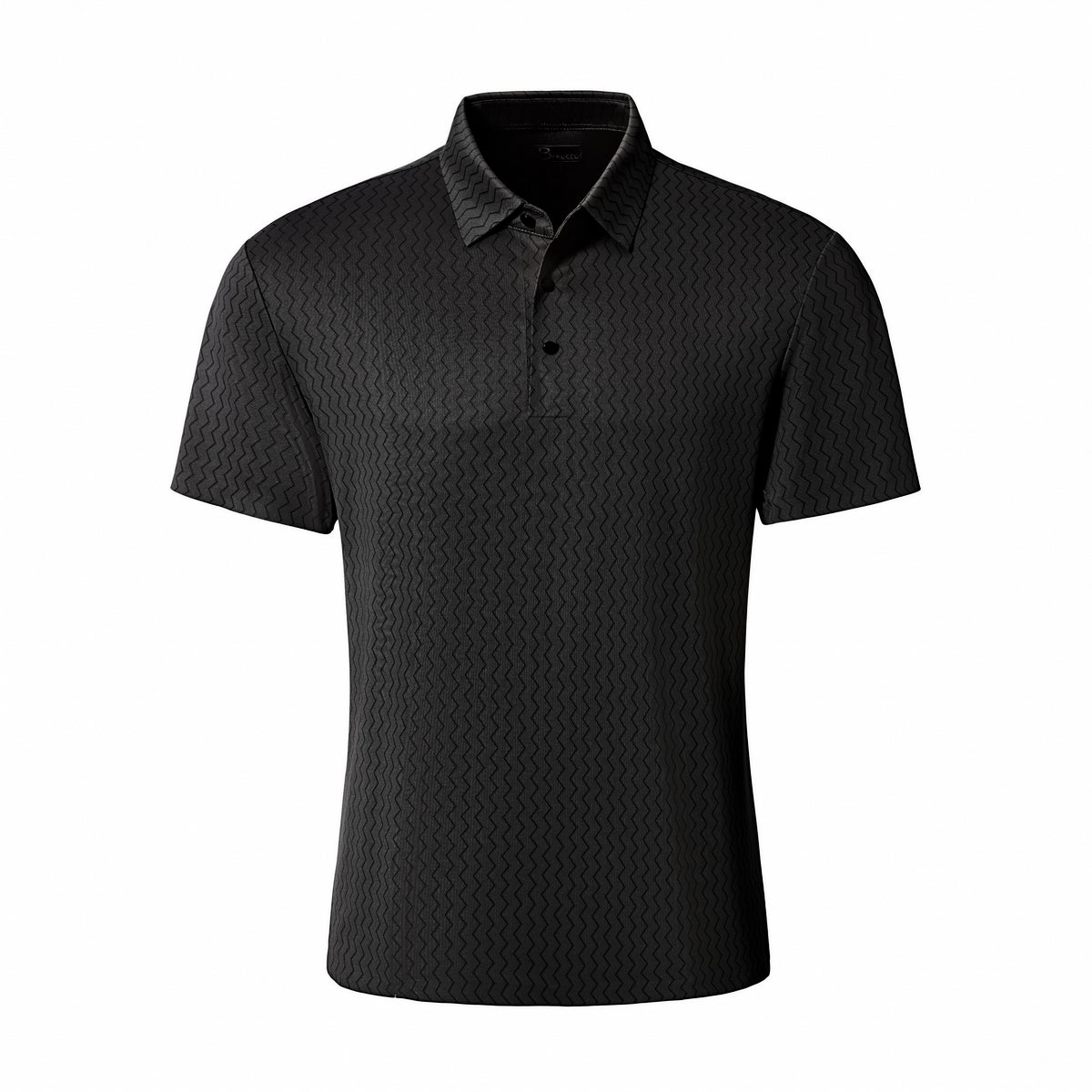 Polo Waveform Tech - NEGRO – BAROCCO wholesale polo shirts