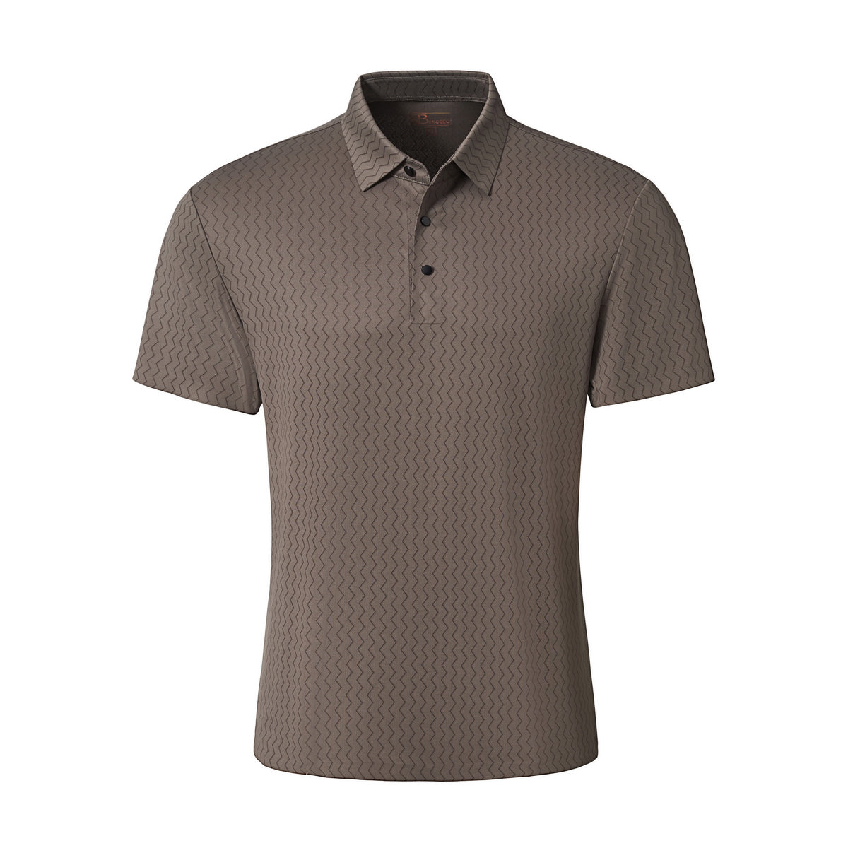 Polo Waveform Tech-MARRÓN – BAROCCO wholesale polo shirts