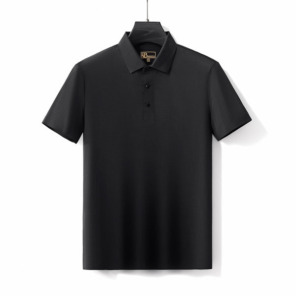 Polo sin costuras Helix - NEGRO